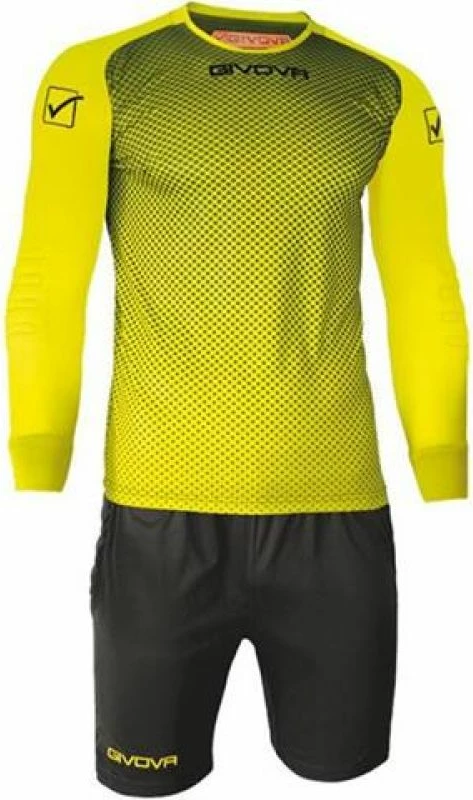 Komplet portieri për meshkuj Givova, i zi me të verdhë