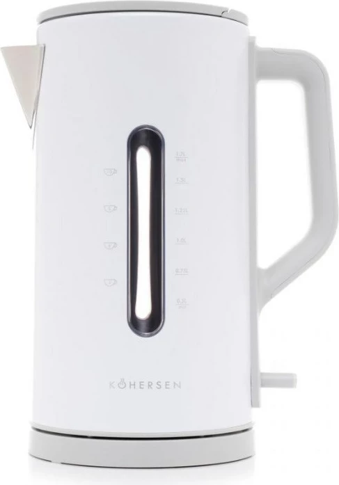 Ibrik elektrik KOHERSEN Modern Matt A451, 1.7L, 3000W, Bardhë