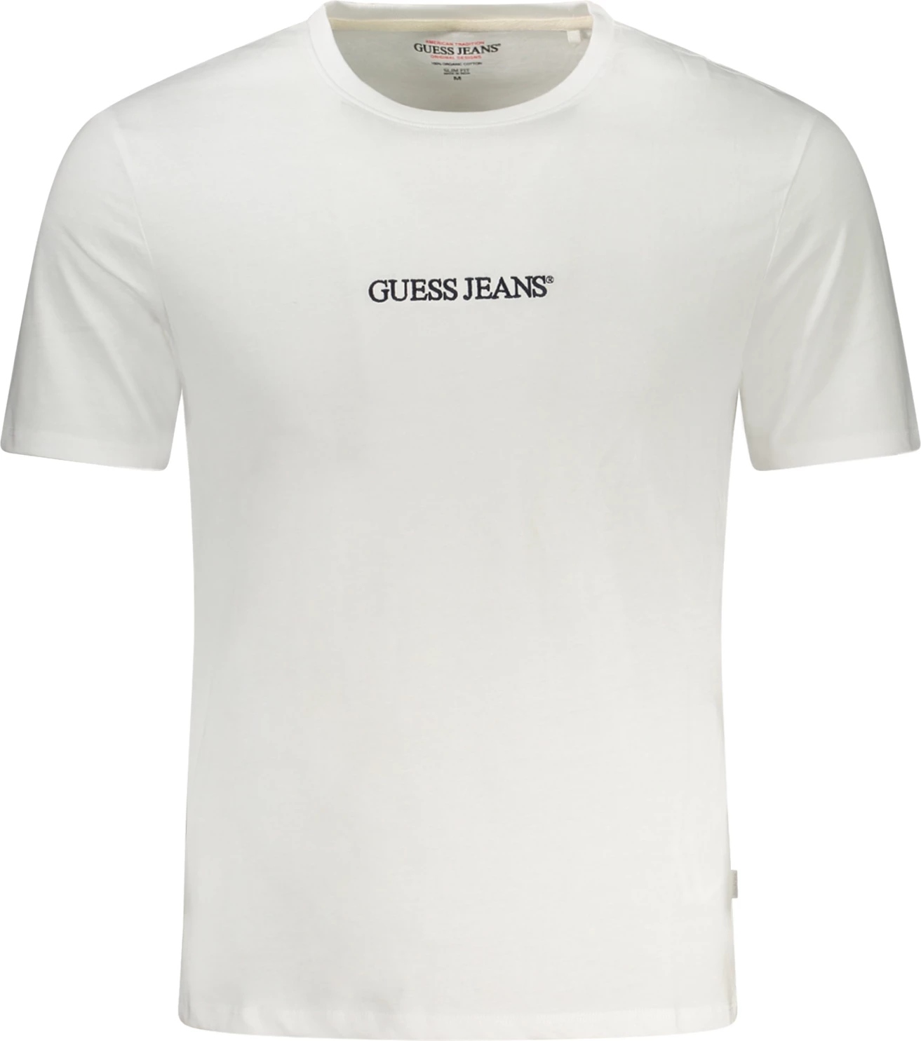 Maicë për meshkuj GUESS JEANS, e bardhë