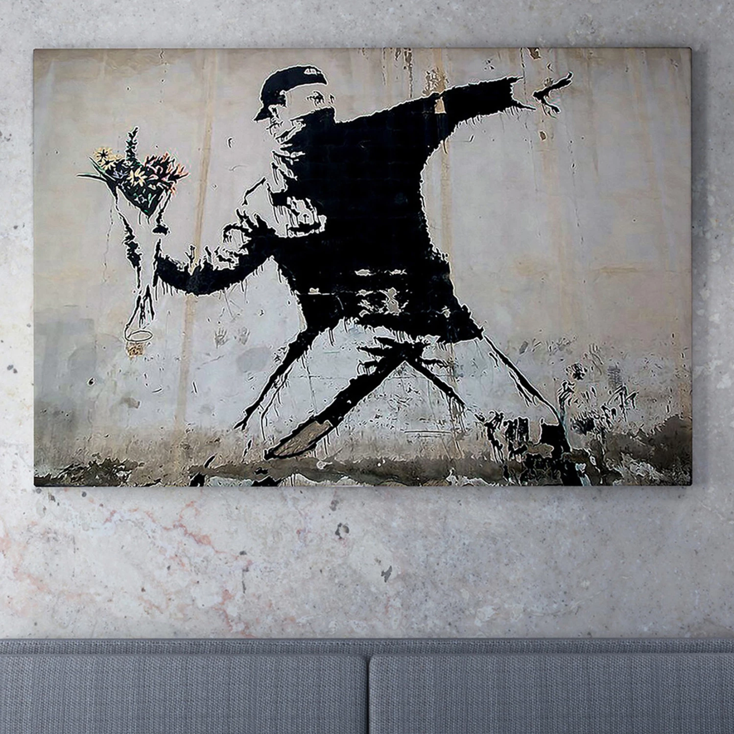 Pikturë muri GOBI, kanavacë e printuar, 70x3x50cm