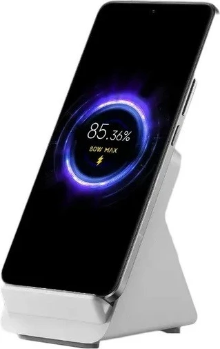 Karikues wireless Xiaomi 55317, Adaptive Charging Stand, 80W, i bardhë