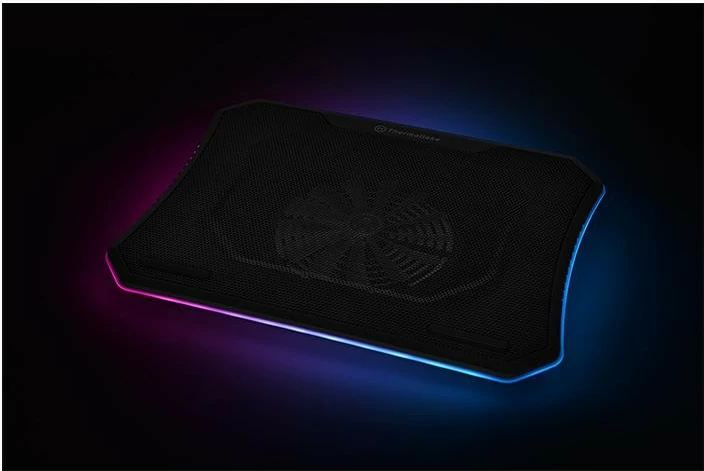 Kasë ftohëse Thermaltake Massive 20 RGB, CL-N014-PL20SW-A, për laptop 10-19", e zezë