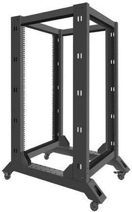 Kasë e hapur Lanberg OR01-6822-B, 22U, 600x800mm, e zezë