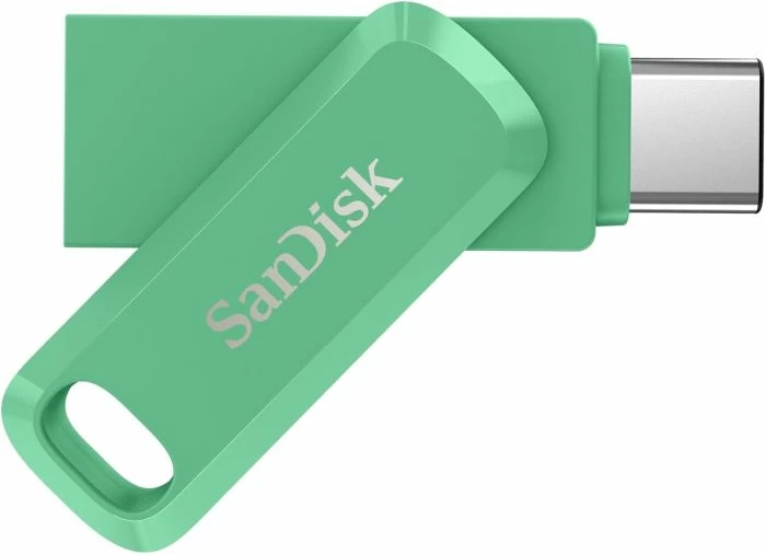 USB memorje SanDisk Ultra Dual Drive Go SDDDC3-256G-G46AG 256GB USB-C/USB-A USB 3.2 Gen 1, e gjelbër