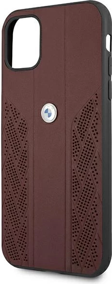 Mbështjellës BMW BMHCN61RSPPR për iPhone 11/XR, Hardcase, Lëkurë, Kuq