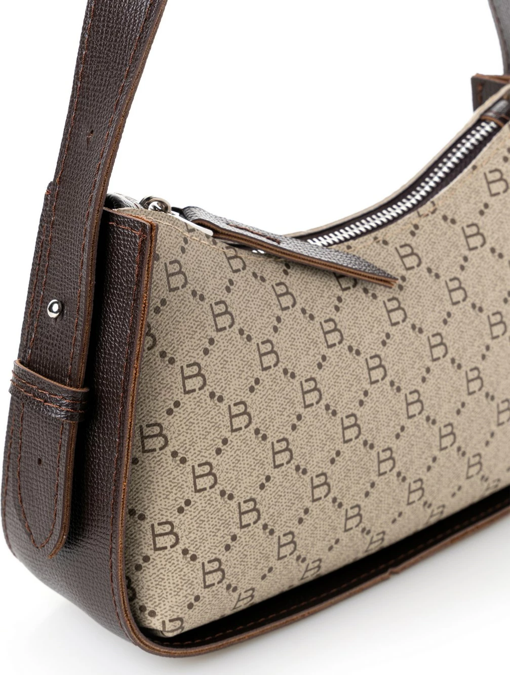 Çantë krahu Lucky Bees, krem, kafe