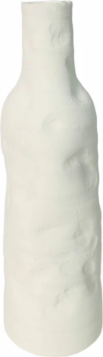 Vazo ORENDA, qeramike, e bardhë, 14.3x14.3x43.7cm