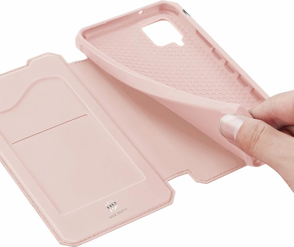 Mbështjellës Dux Ducis Skin X për Samsung Galaxy A42 5G, rozë