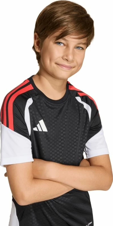 Fanellë trajnimi për fëmijë adidas, e zezë