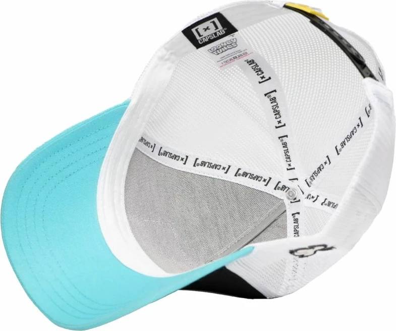 Kapelë snapback për meshkuj Capslab, bardhë/zezë/kaltër