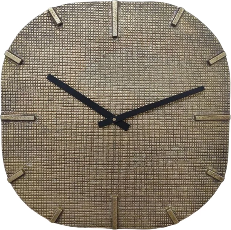 Orë muri HIVE, alumin, ngjyrë bronzi antik, 35x35cm