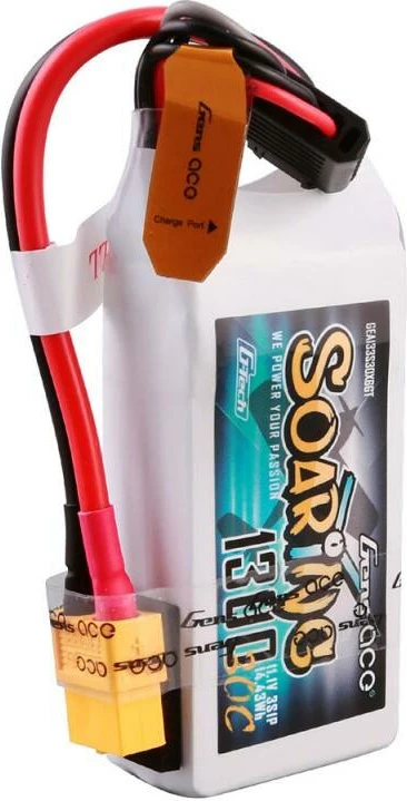 Bateri LiPo Gens ace G-Tech Soaring 1300mAh 11.1V 30C, e bardhë