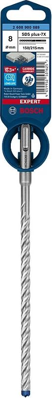 Bit për çekiç rrotullues Bosch SDS plus-7X 8mm 215mm SDS Plus