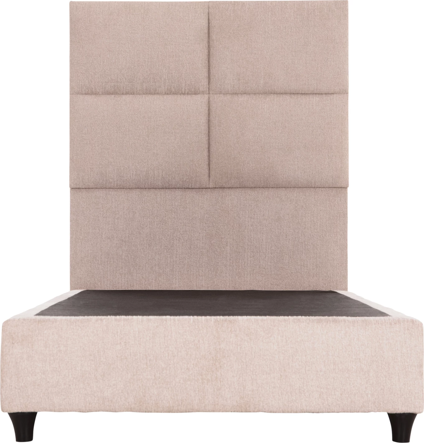 Krevat tek MILO, material TEDDY, bezhë, FH652.32, për dyshek 90x200cm