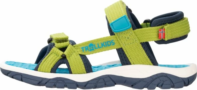 Sandale për fëmijë Trollkids, të gjelbra