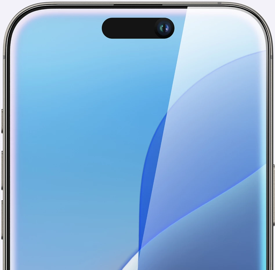 Xham i temperuar AmazingThing Radix Full Glass për iPhone 16 Pro, transparent