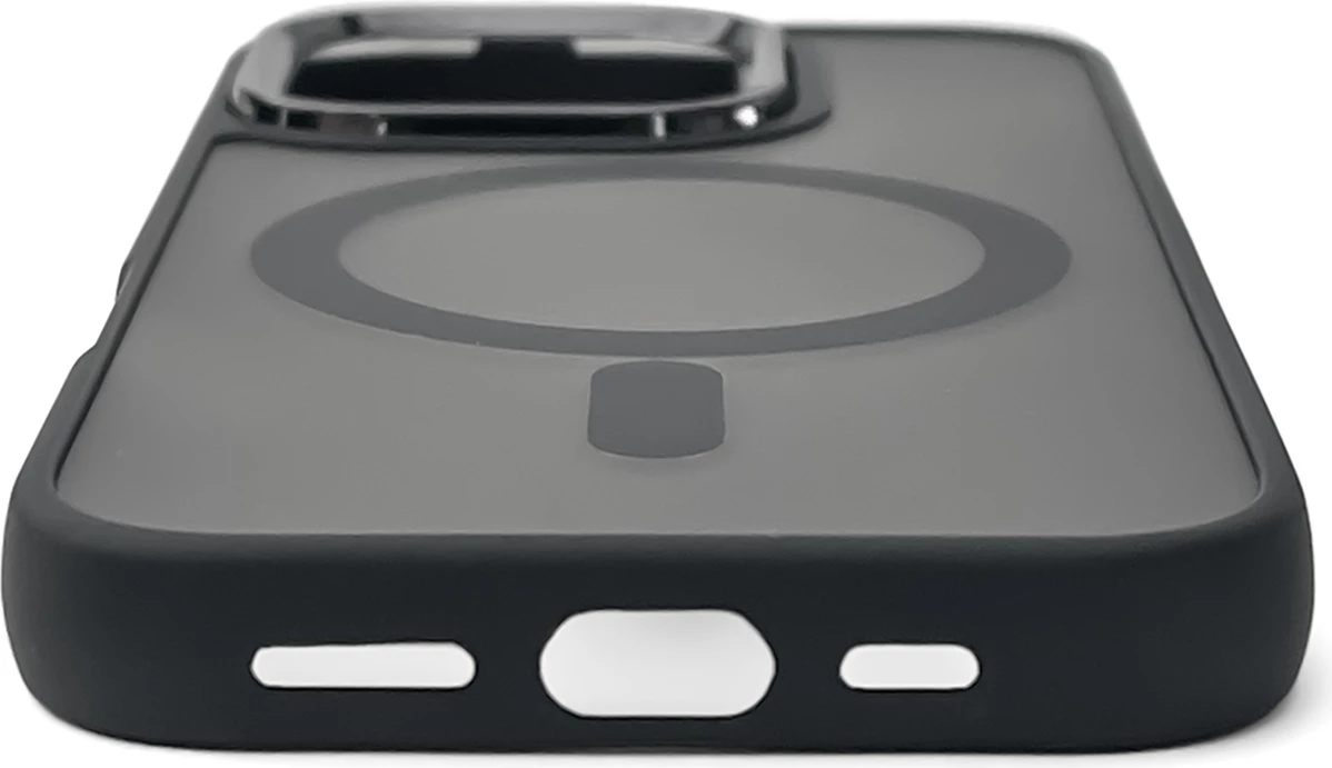 Mbështjellës Hurtel Fashion Case MagSafe për iPhone 16 Pro, TPU, i zi