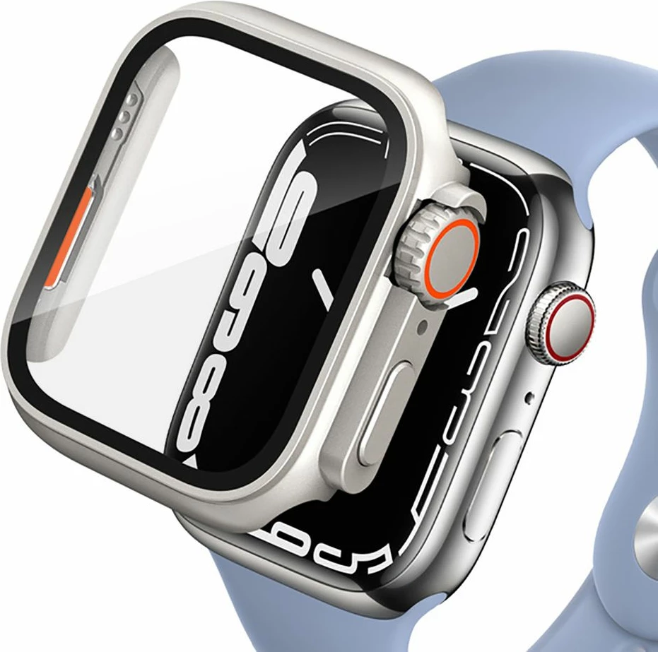 Mbështjellës Tech-Protect Defense360 për Apple Watch 7/8/9 45mm, titanium orange