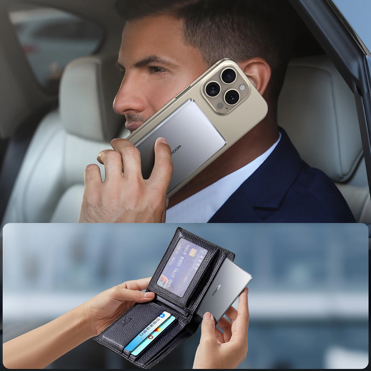 Powerbank Joyroom JR-PBM08 5000 mAh 20W me karikim pa tela MagSafe/Qi gri