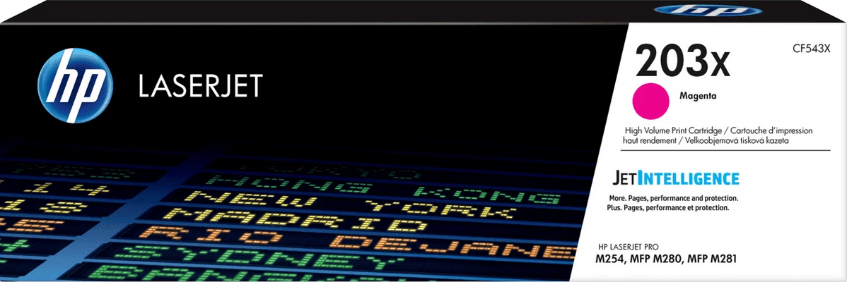 Toner HP 203X CF543X rendiment 2500 faqe XL magenta