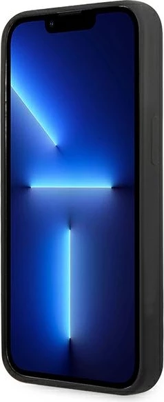 Mbështjellës Karl Lagerfeld KLHCP13XSLMP1K për iPhone 13 Pro Max 6.7", silikon, i zi