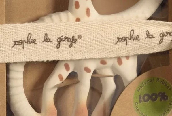 Dhëmbëzues Sophie La Girafe 200318, latex, bezhë