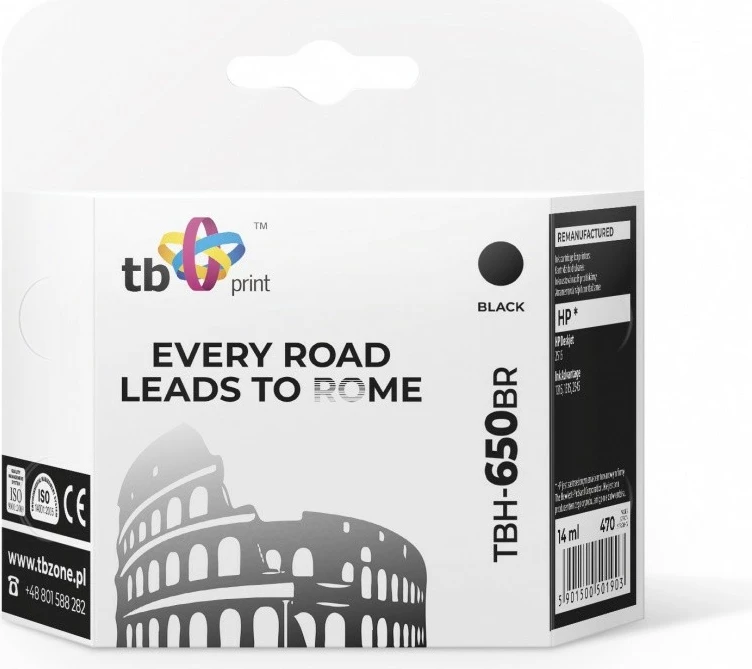 Toner TB Print TBH-650BR për HP DeskJet 2515, i zi