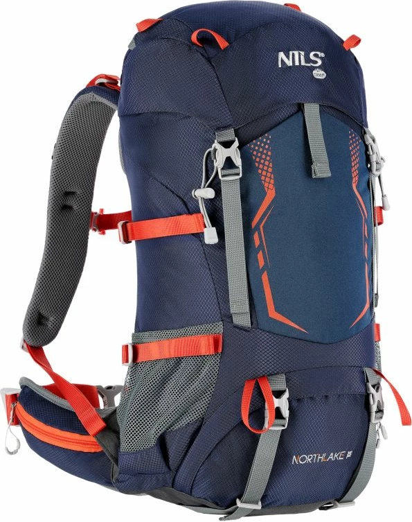 Çantë shpine turistike Nils Extreme NC1993 Northlake, navy blue 30+10L