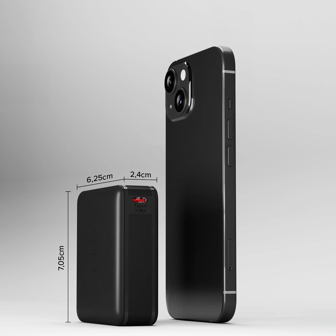 Powerbank SBS TEBB10000HDPD20K, 10000 mAh, me Power Delivery, e zezë