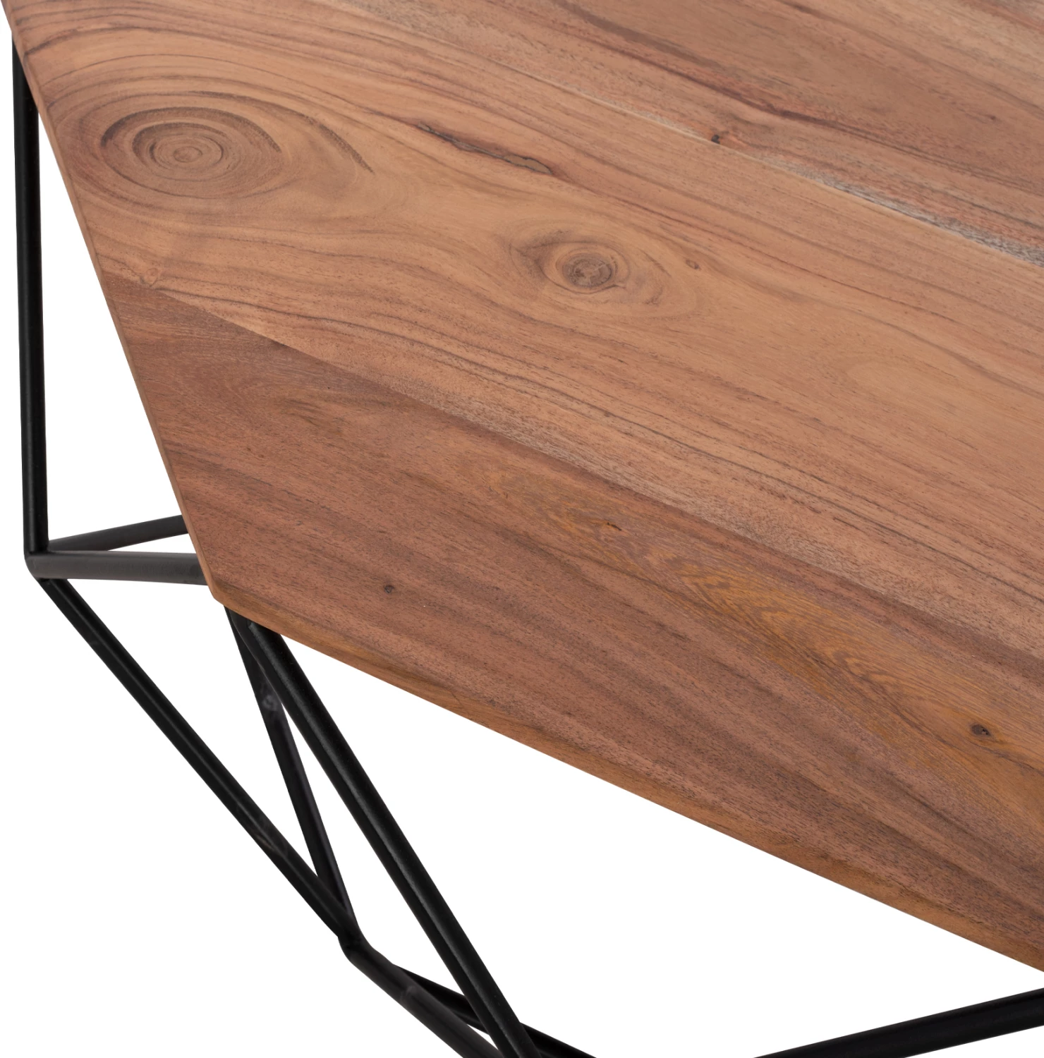 Tavolinë kafeje, dru akacie, Φ82x40H