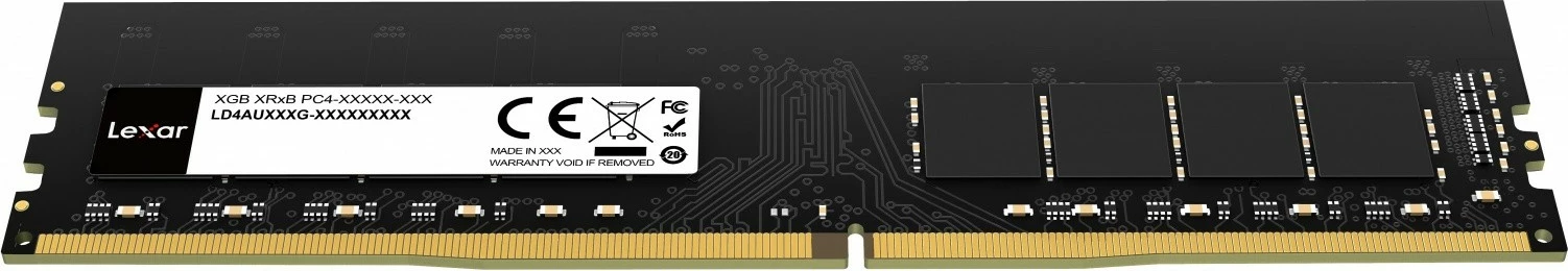 RAM Memorje Lexar DDR4 8GB 3200MHz CL22, LD4AU008G-B3200GSST, e zezë