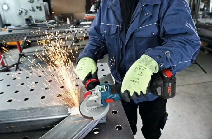 Brushe elektrike Bosch GWX 18V-10 SC, 18V, 12.5cm, pa kabllo, kaltër