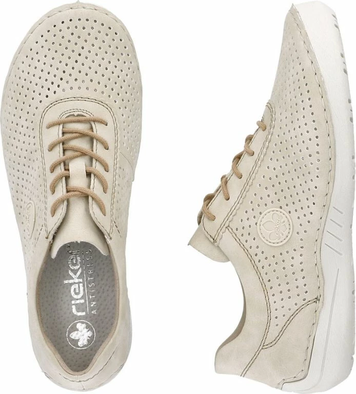 Këpucë të ulëta femra Rieker 52546-60, bezhë