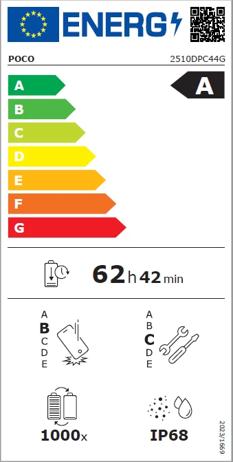 Celular POCO F8 Pro 12GB/256GB, set me kabllo USB-C + maskë mbrojtëse, i zi