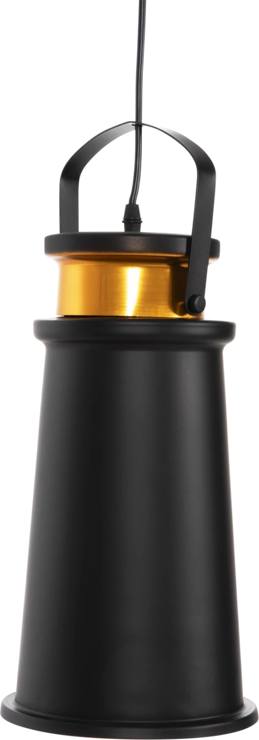 Llambë varëse për tavan, kapak alumini, e zezë-ari, FH4140, Φ19x132H cm