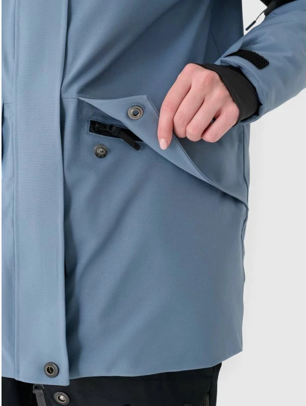 Jakne snowboard për femra 4F 4FWAW24TTJAF586, e kaltër