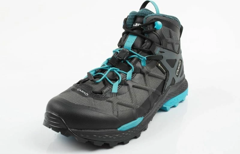 Atlete hiking Aku Rocket Mid DFS GTX femra, të zeza/turquoise
