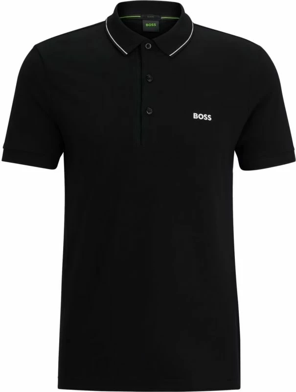 Maicë polo për meshkuj Boss, e zezë