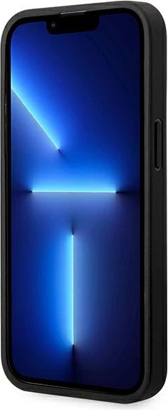Mbështjellës BMW BMHMP14X22PTDK për iPhone 14 Pro Max 6.7", lëkurë, MagSafe, zi