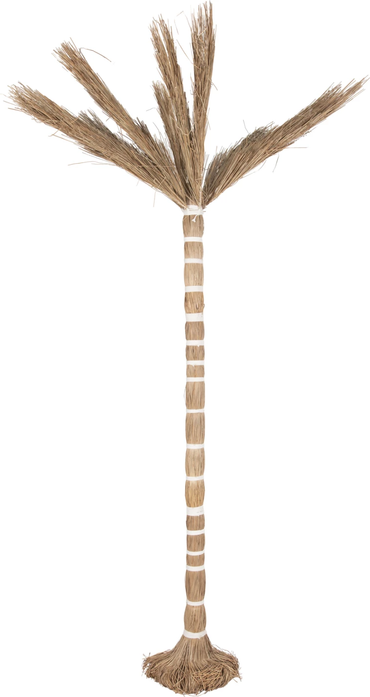 Pemë dekorative tropikale, FH4322, stil kokosi, prej bari Mendong, 360 cm