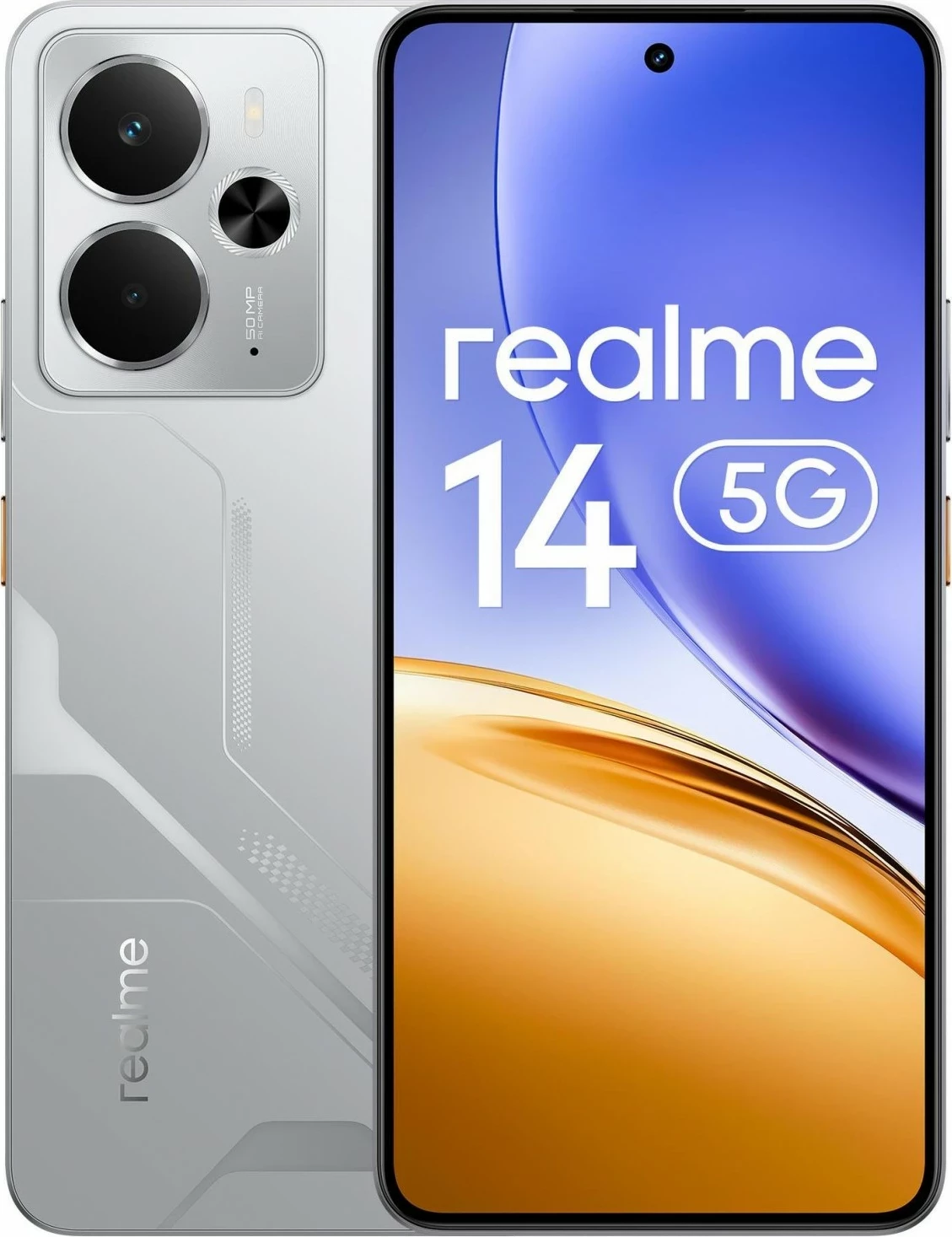 Celular Realme 14 5G 12/256GB Mecha Silver
