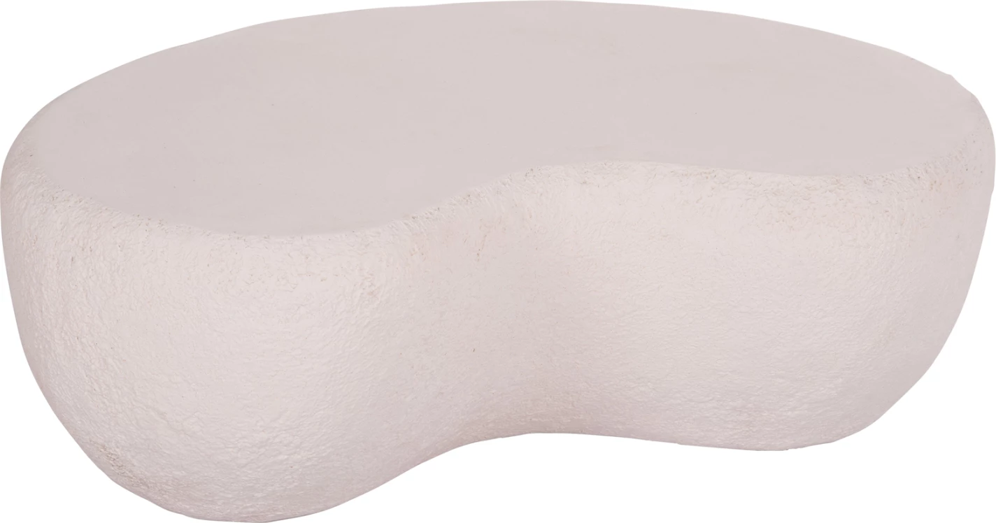 Tavolinë kafeje GERSON, fibër-cement, e bardhë, FH18151.02L, 122x78.5x40cm