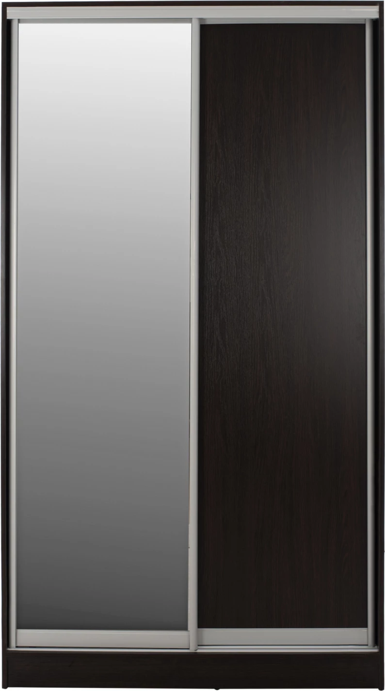 Dollap me dy dyer, me derë rrëshqitëse, ngjyrë wenge, FH2460.02, 120x60x220 cm