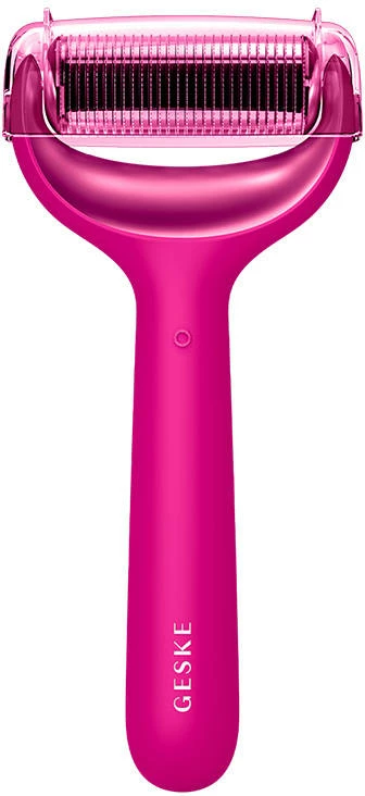 Roller mezoterapie Geske MicroNeedle Face&Body 9in1 me aplikacion, magenta
