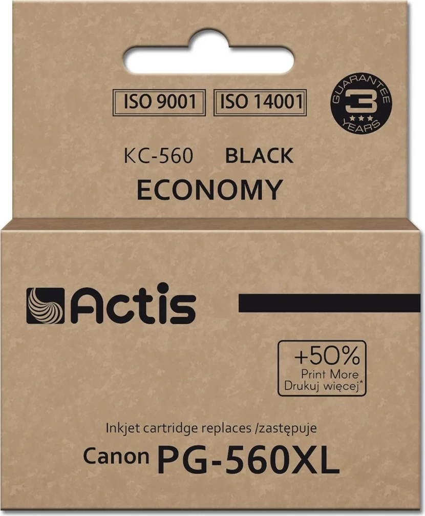 Toner ACTIS KC-560 për Canon PG-560XL, 22ml, e zezë