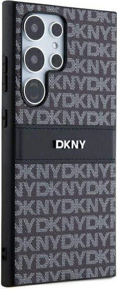 Mbështjellës DKNY Mono Stripe & Metal Logo për Samsung Galaxy S24 Ultra, i zi