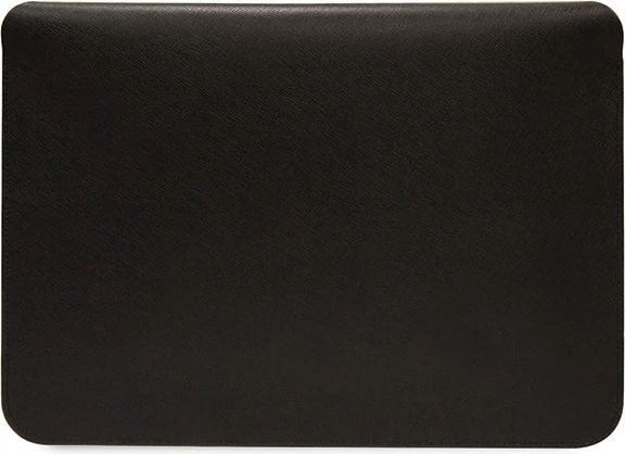 Mbështjellës laptopi Karl Lagerfeld Saffiano Karl&Choupette, 16", lëkurë eko, e zezë