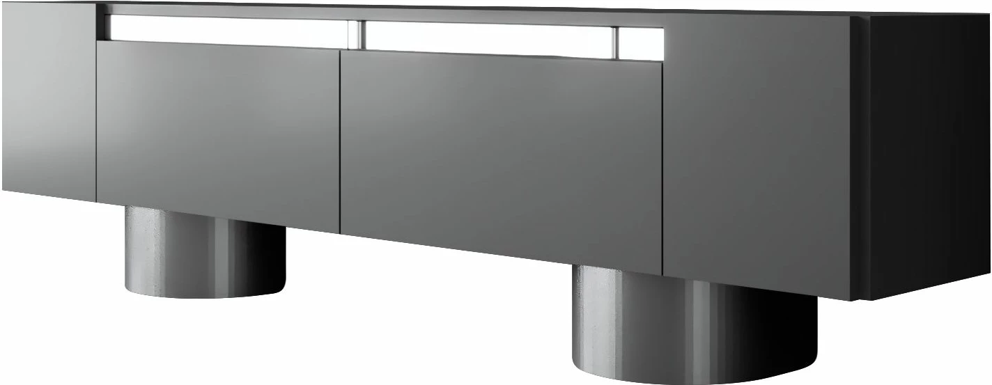 Komodë TV Hanah Home, bohem, antracit, argjend