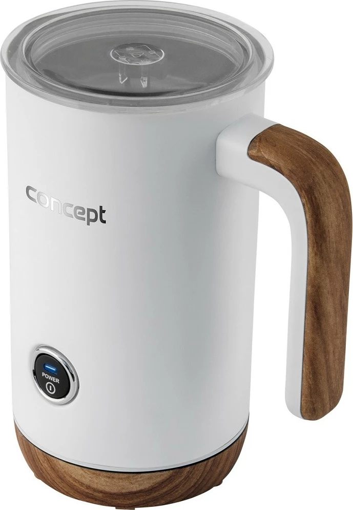 Spumatore qumështi Concept NM4100 NORDIC, 240 ml, Bardhë/Dru