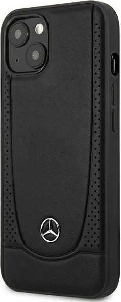 Mbështjellës Mercedes MEHCP14MARMBK për iPhone 14 Plus 6.7", lëkurë, i zi